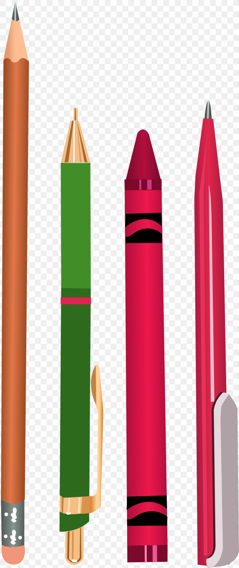Colored Pencil, PNG, 1528x3635px, Pencil, Animation, Ballpoint Pen, Colored Pencil, Lipstick Download Free