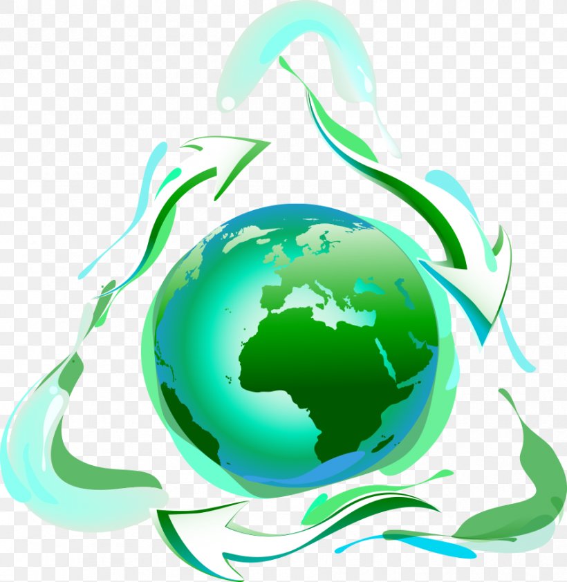 Earth Green Arrow, PNG, 893x917px, Earth, Aqua, Cartoon, Designer, Globe Download Free