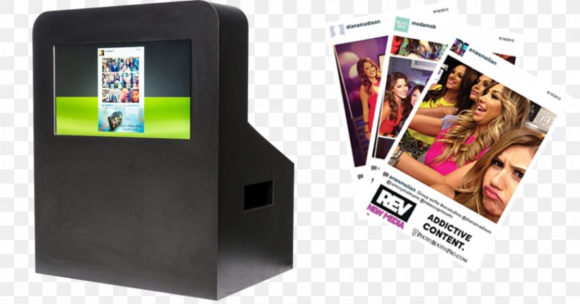 Photography Instagram Photo Booth Hashtag Video, PNG, 865x455px, Photography, Computer Monitors, Display Advertising, Display Device, Electronic Device Download Free