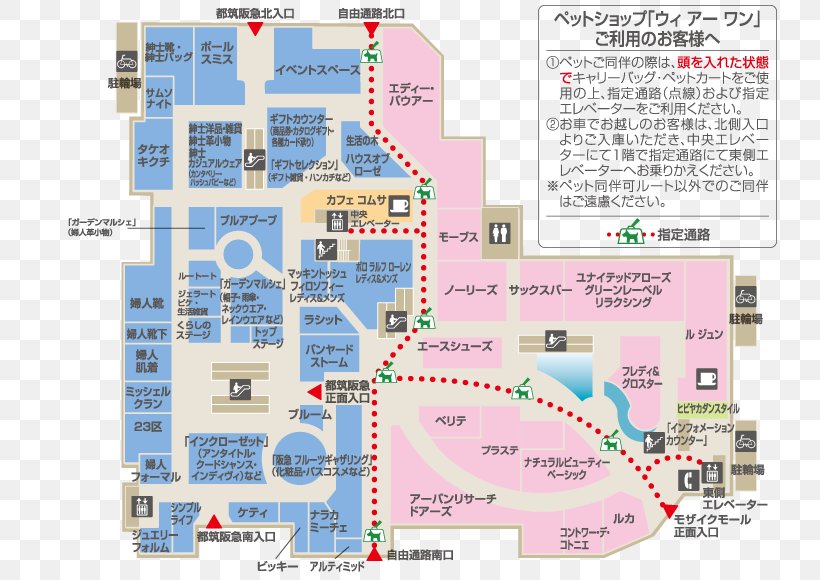 MOSAICMALL Kohoku 都筑阪急 Map Shopping Centre Plan, PNG, 740x580px, Map, Area, Copyright, Floor Plan, Hankyu Department Store Download Free