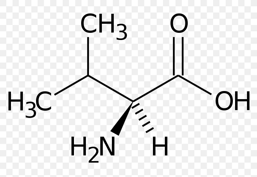 Valine Structural Formula Amino Acid Chemical Formula Alanine, PNG, 800x566px, Valine, Alanine, Amino Acid, Area, Black Download Free