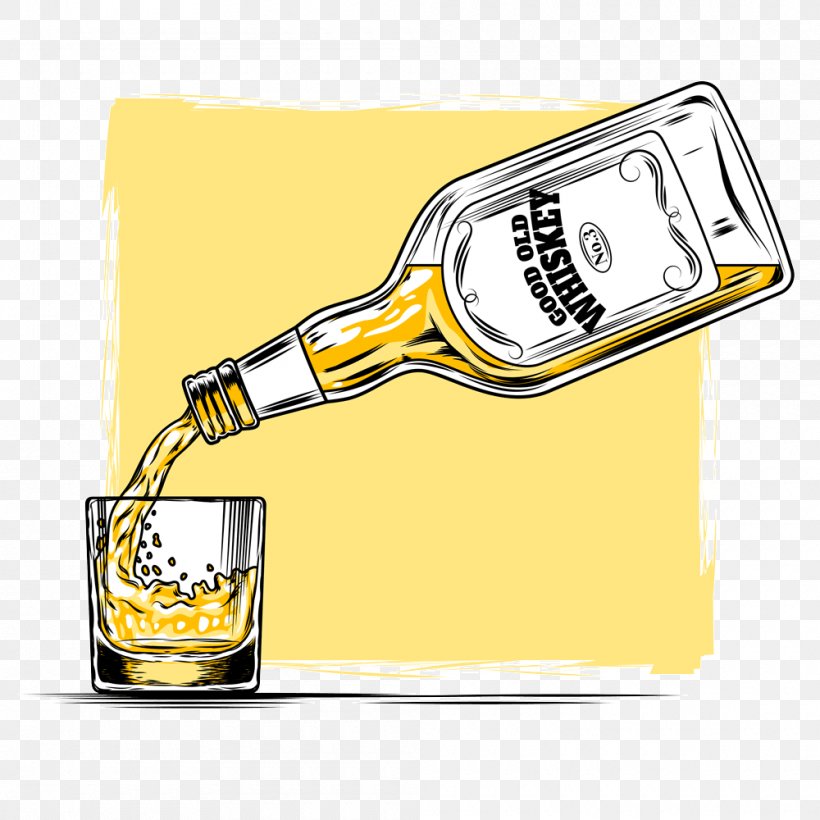 Whiskey Scotch Whisky Vector Graphics Royalty-free Illustration, PNG, 1000x1000px, Whiskey, Alcohol, Alcoholic Beverages, Drink, Drinkware Download Free