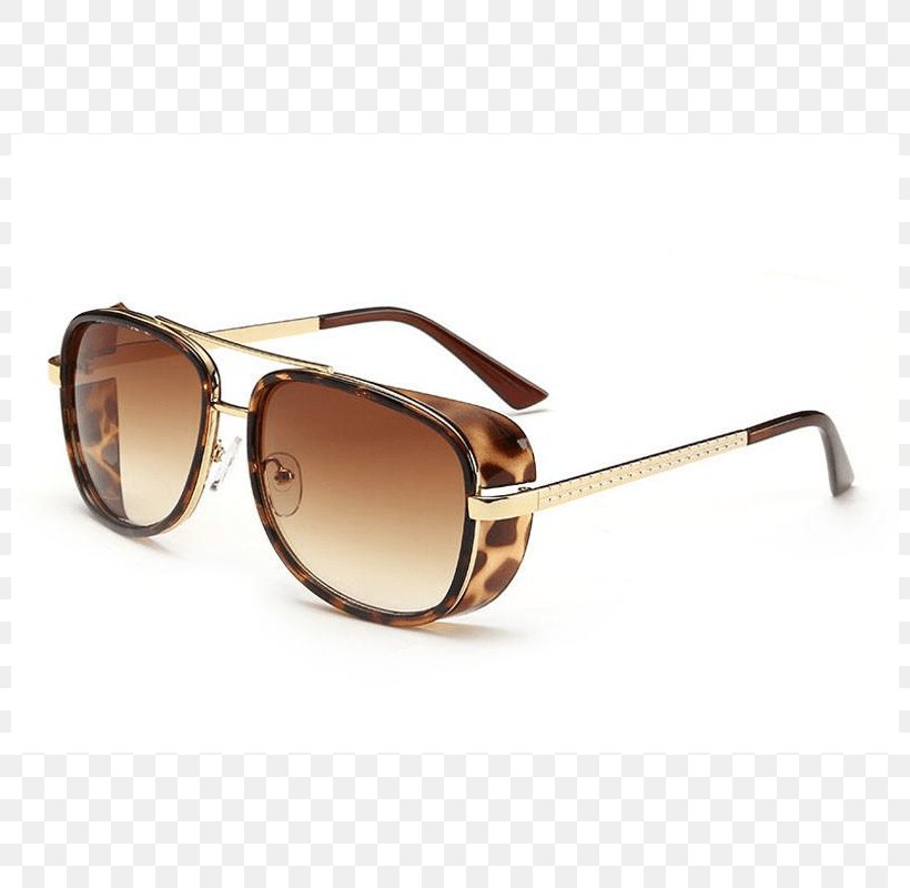 Aviator Sunglasses Iron Man Fashion, PNG, 800x800px, Sunglasses, Aviator Sunglasses, Beige, Brown, Caramel Color Download Free