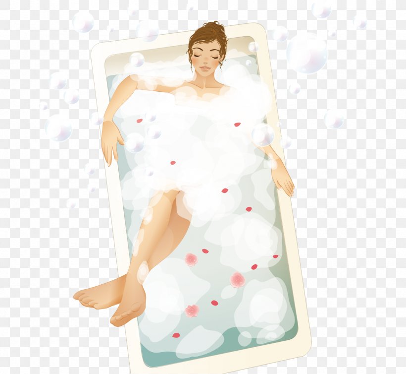 Beauty Bath Vector, PNG, 1791x1647px, Cartoon, Adult, Designer, Fashion, Joint Download Free
