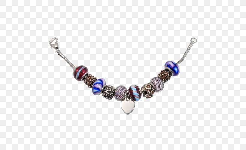 Necklace Charm Bracelet Bead Pandora, PNG, 500x500px, Necklace, Bangle, Bead, Birthstone, Body Jewelry Download Free
