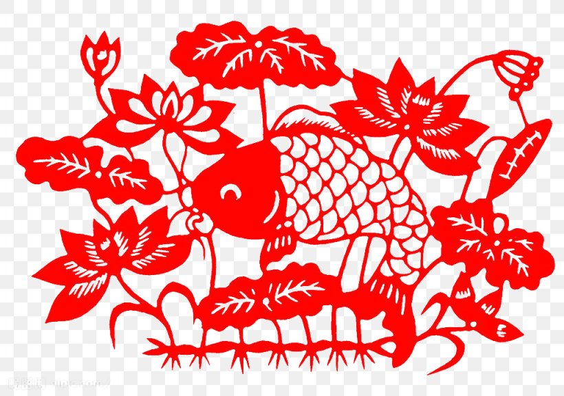 Papercutting Chinese New Year Chinese Paper Cutting, PNG, 1024x720px, Papercutting, Area, Art, Artwork, Black And White Download Free