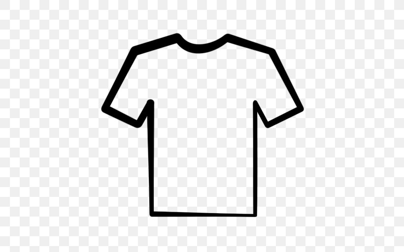 T-shirt Clothing Crew Neck, PNG, 512x512px, Tshirt, Area, Black, Black And White, Clothing Download Free