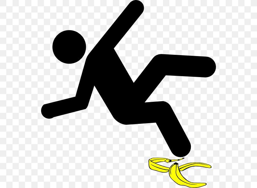 Slip And Fall Falling Royalty-free Hazard Clip Art, PNG, 558x600px, Slip And Fall, Arm, Brand, Fall Prevention, Falling Download Free