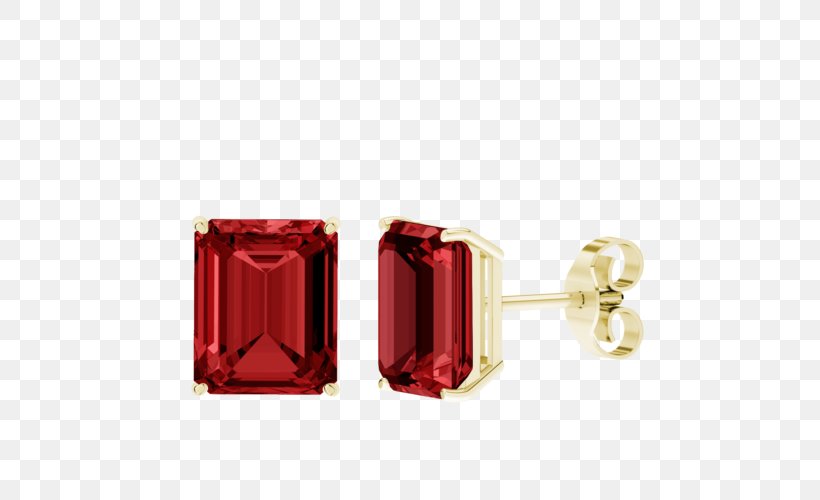 Earring Ruby Gemstone Gold Shirt Stud, PNG, 500x500px, Earring, Body Jewellery, Body Jewelry, Colored Gold, Cut Download Free