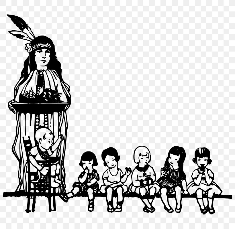 Native Americans In The United States Indigenous Peoples Of The Americas Child Plains Indians Clip Art, PNG, 800x800px, Indigenous Peoples Of The Americas, Art, Black And White, Cartoon, Child Download Free