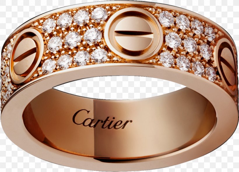 Cartier Love Bracelet Ring Gold Diamond, PNG, 1024x741px, Cartier, Bangle, Body Jewelry, Bracelet, Brilliant Download Free