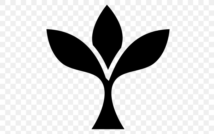 Plant Sprouting Clip Art, PNG, 512x512px, Plant, Black And White, Branch, Flora, Flower Download Free
