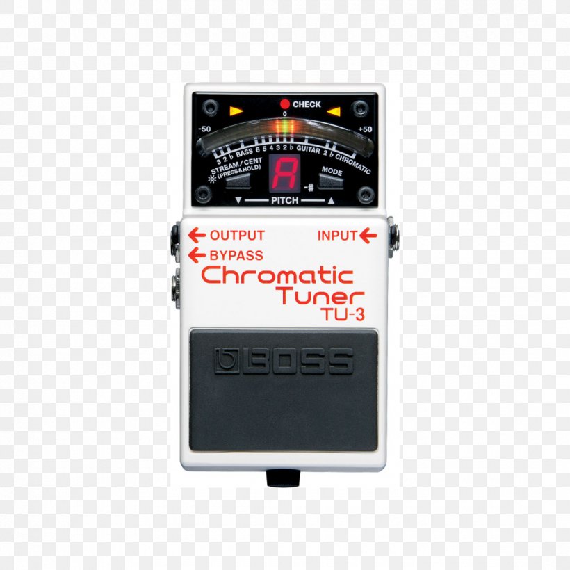 Electronic Tuner Effects Processors & Pedals BOSS TU-3 Chromatic Tuner Boss Corporation Pedalboard, PNG, 1080x1080px, Watercolor, Cartoon, Flower, Frame, Heart Download Free