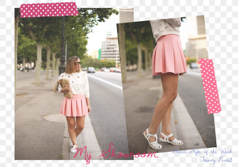 Street Fashion Miniskirt Polka Dot Clothing, PNG, 1000x700px, Watercolor, Cartoon, Flower, Frame, Heart Download Free