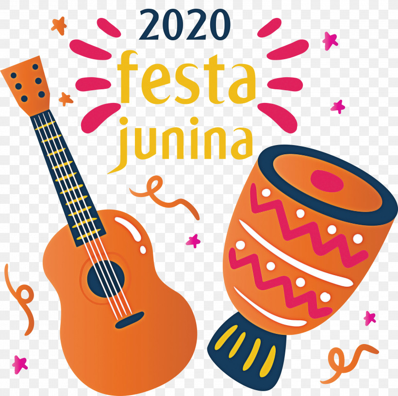 Brazilian Festa Junina June Festival Festas De São João, PNG, 3000x2989px, Brazilian Festa Junina, Bass Guitar, Cartoon, Drawing, Electric Guitar Download Free