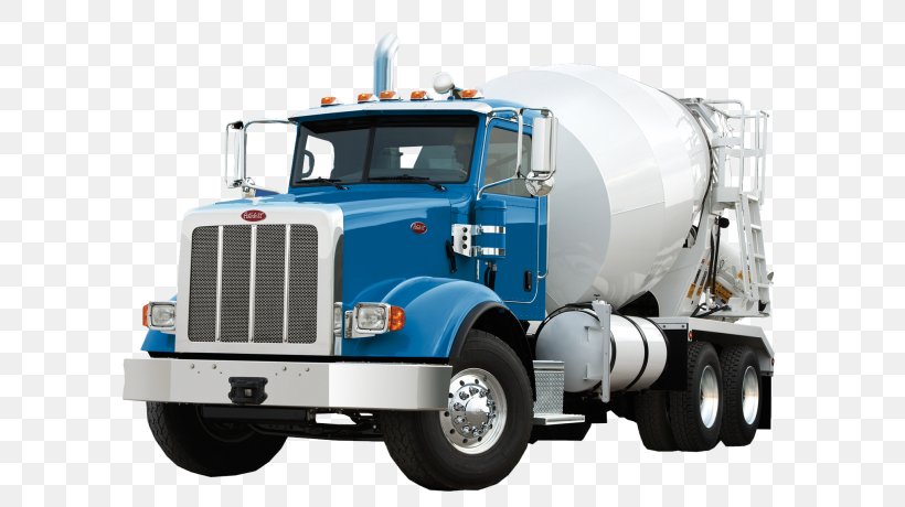 Car Peterbilt Cement Mixers Truck Concrete, PNG, 624x460px, Car, Architectural Engineering, Asphalt Concrete, Auto Part, Automotive Exterior Download Free