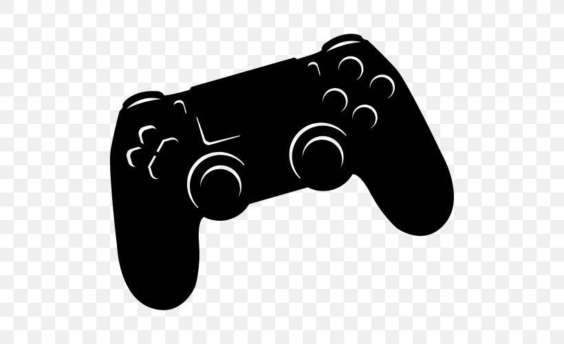 PlayStation 4 Xbox 360 Controller Game Controllers, PNG, 500x500px, Playstation, All Xbox Accessory, Black, Black And White, Drawing Download Free