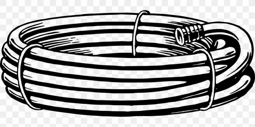 Garden Hoses Fire Hose, PNG, 960x480px, Garden Hoses, Auto Part, Black And White, Body Jewelry, Fashion Accessory Download Free