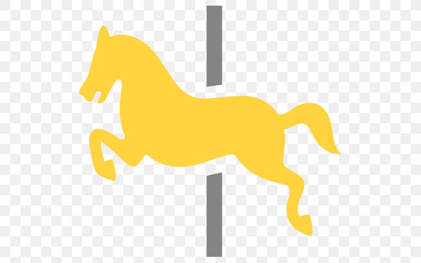 Mustang Pony Equestrian Emoji Clip Art, PNG, 512x512px, Mustang, Animal Figure, Big Cats, Carnivoran, Carousel Download Free