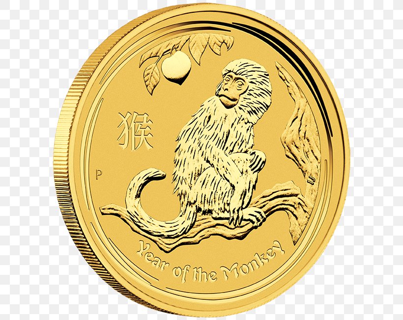 Perth Mint Monkey Bullion Coin Lunar Series, PNG, 624x652px, 2016, Perth Mint, Australia, Big Cats, Bullion Coin Download Free