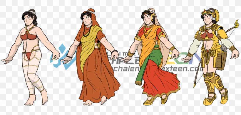 Sita Ramayan Costume Vishnu, PNG, 1024x488px, Watercolor, Cartoon, Flower,  Frame, Heart Download Free