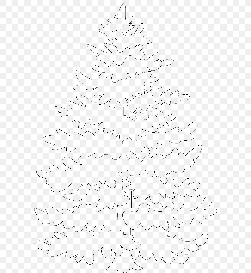 Spruce Christmas Tree Fir Line Art, PNG, 600x894px, Spruce, Area, Black And White, Branch, Christmas Download Free