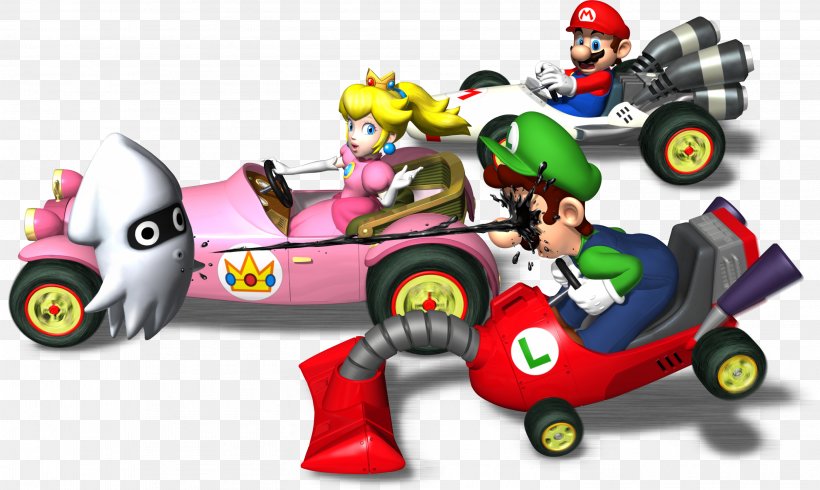 Mario Kart DS Mario Kart 7 Mario Kart Wii Mario Kart 8 Mario Kart: Double Dash, PNG, 2937x1758px, Mario Kart Ds, Action Figure, Figurine, Go Kart, Mario Download Free