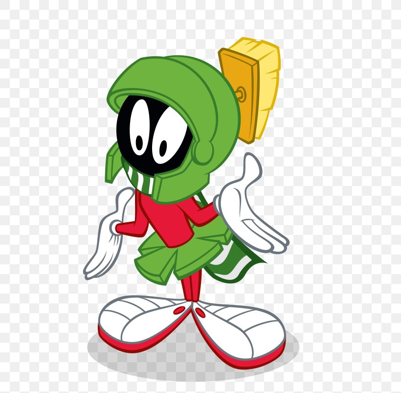 Marvin The Martian Bugs Bunny Daffy Duck Miss Martian Tasmanian Devil, PNG, 565x803px, Marvin The Martian, Area, Art, Artwork, Baby Looney Tunes Download Free