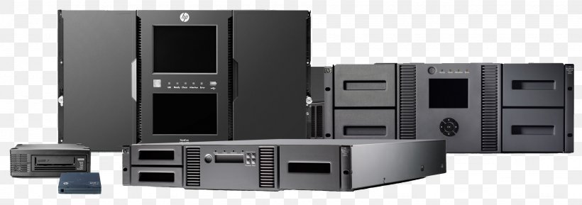 Hewlett-Packard Dell Linear Tape-Open Tape Library Tape Drives, PNG, 3276x1158px, Hewlettpackard, Autoloader, Computer Servers, Data Storage, Dell Download Free