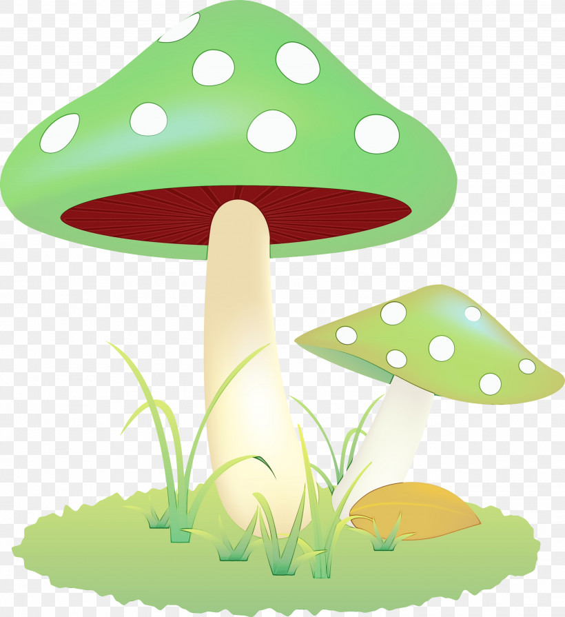 Mushroom Green Pattern, PNG, 2746x3000px, Mushroom, Green, Paint, Watercolor, Wet Ink Download Free