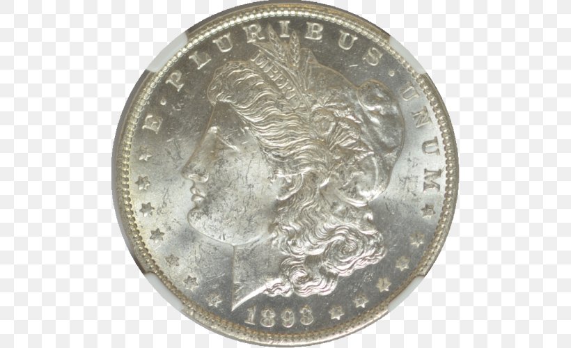 Quarter Obverse And Reverse Morgan Dollar Brockage Coin, PNG, 500x500px, Quarter, Brockage, Coin, Currency, Dime Download Free