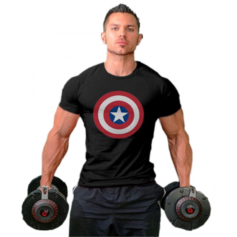 T-shirt Fitness Centre Sleeveless Shirt Top, PNG, 1000x1000px, Tshirt, Abdomen, Arm, Barbell, Biceps Curl Download Free