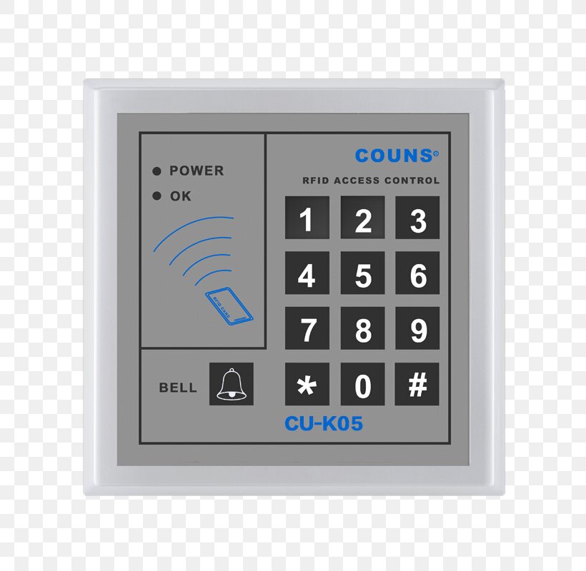 Access Control Door Security Radio-frequency Identification Video Door-phone, PNG, 800x800px, Watercolor, Cartoon, Flower, Frame, Heart Download Free