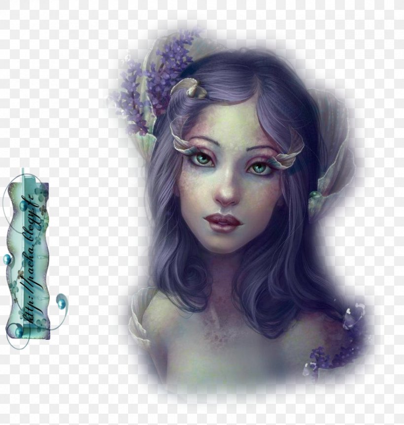 Fairy Portrait Mermaid Art Drawing, PNG, 877x923px, Watercolor, Cartoon, Flower, Frame, Heart Download Free