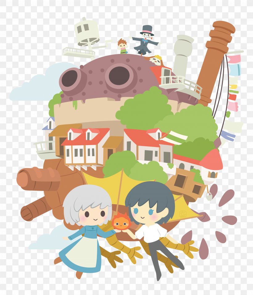 Ghibli Museum Vertebrate Hoodie Studio Ghibli, PNG, 3600x4200px, Watercolor, Cartoon, Flower, Frame, Heart Download Free