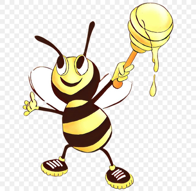 Honeybee Cartoon Bee Membrane-winged Insect Yellow, PNG, 645x800px, Cartoon, Bee, Honeybee, Hornet, Insect Download Free