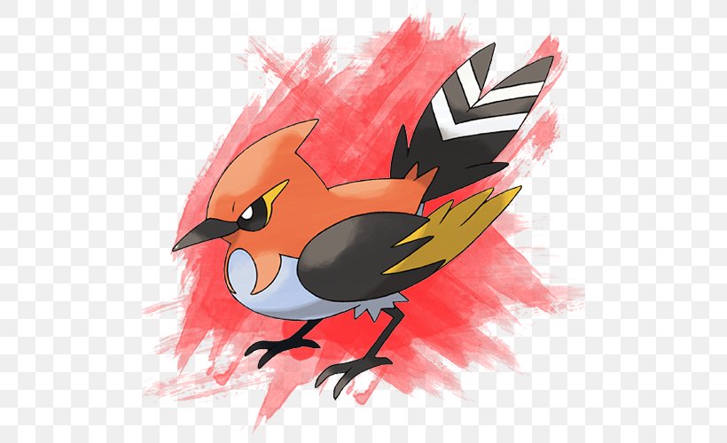 Pokémon X And Y Pikachu Fletchinder Pokémon Trading Card Game, PNG, 500x500px, Pikachu, Art, Ash Ketchum, Beak, Bird Download Free