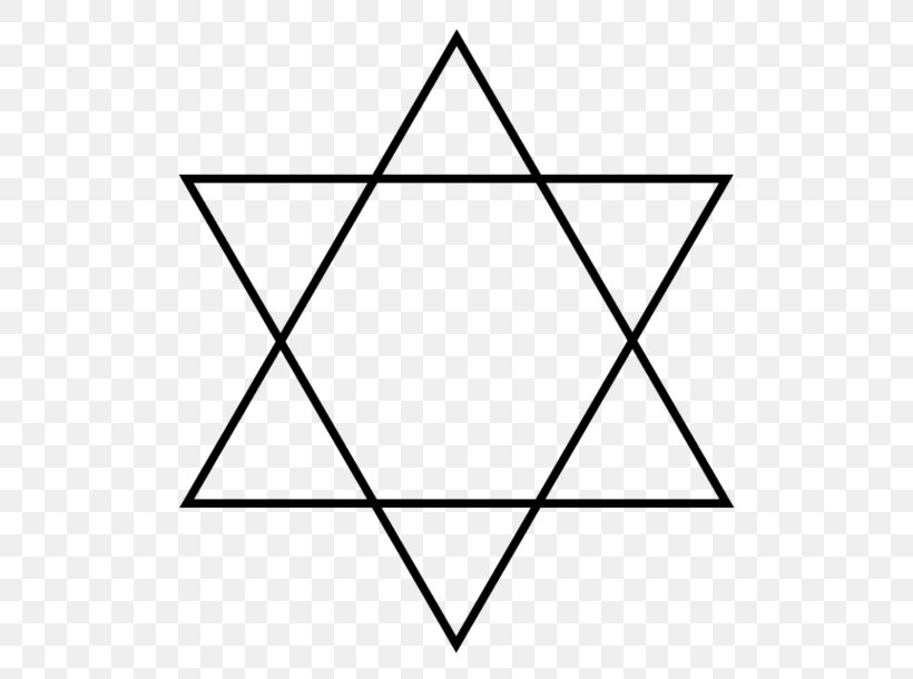 The Star Of David Judaism Yellow Badge Clip Art, PNG, 610x610px, Star Of David, Antisemitism, Area, Black, Black And White Download Free