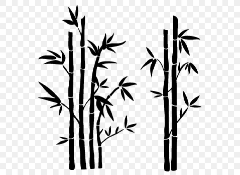 Wall Decal Sticker Tropical Woody Bamboos, PNG, 600x600px, Wall Decal, Adhesive, Bamboo, Bathroom, Black And White Download Free