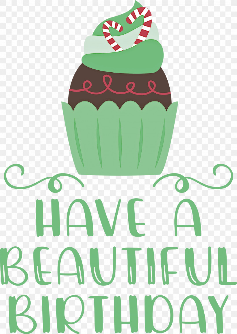 Birthday Happy Birthday Beautiful Birthday, PNG, 2122x3000px, Birthday, Baking, Baking Cup, Beautiful Birthday, Green Download Free