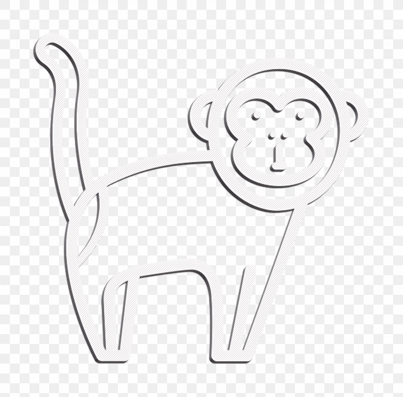 Forest Animals Icon Monkey Icon, PNG, 1404x1384px, Forest Animals Icon, Character, Chicken, Chicken Coop, Cuisine Download Free