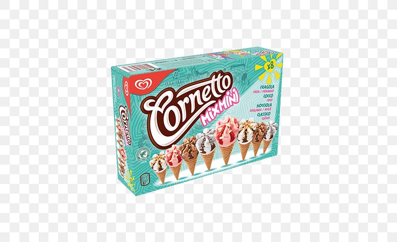 Ice Cream Cornetto Wall's Gelato Chocolate, PNG, 500x500px, Ice Cream, Algida, Calorie, Chocolate, Confectionery Download Free