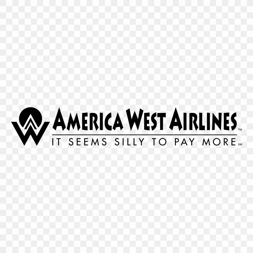 Logo Brand Font, PNG, 2400x2400px, Logo, Airline, America West Airlines, Area, Black Download Free