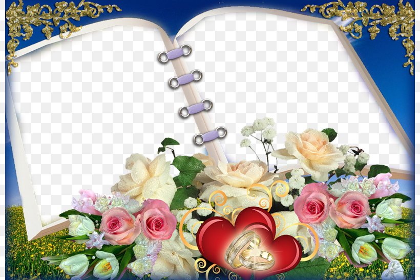 Picture Frame Flower, PNG, 800x546px, Picture Frame, Book, Cut Flowers, Flora, Floral Design Download Free