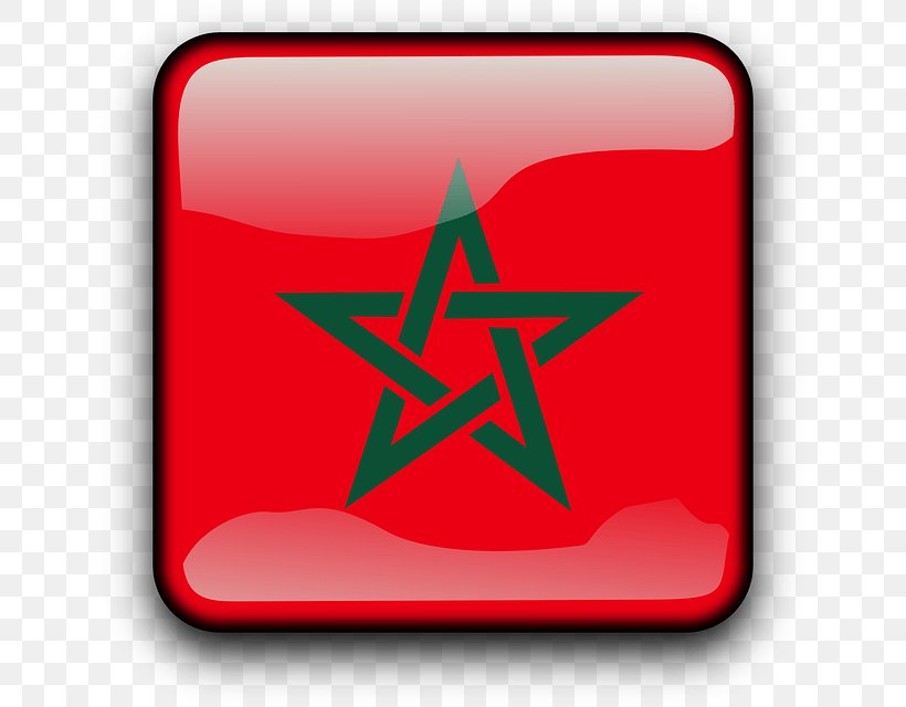 Flag Of Morocco Moroccan Arabic Dialect, PNG, 640x640px, Morocco, Arabic, Area, Dialect, Flag Download Free