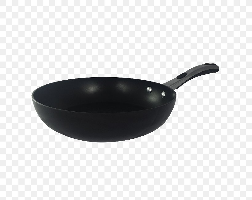 Non-stick Surface Wok Frying Pan Cookware Cast Iron, PNG, 650x650px, Nonstick Surface, Anodizing, Carbon Steel, Cast Iron, Castiron Cookware Download Free