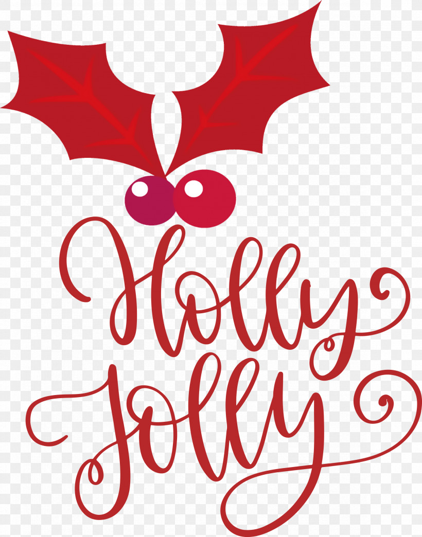 Holly Jolly Christmas, PNG, 2355x3000px, Holly Jolly, Christmas, Flower, Logo, Meter Download Free