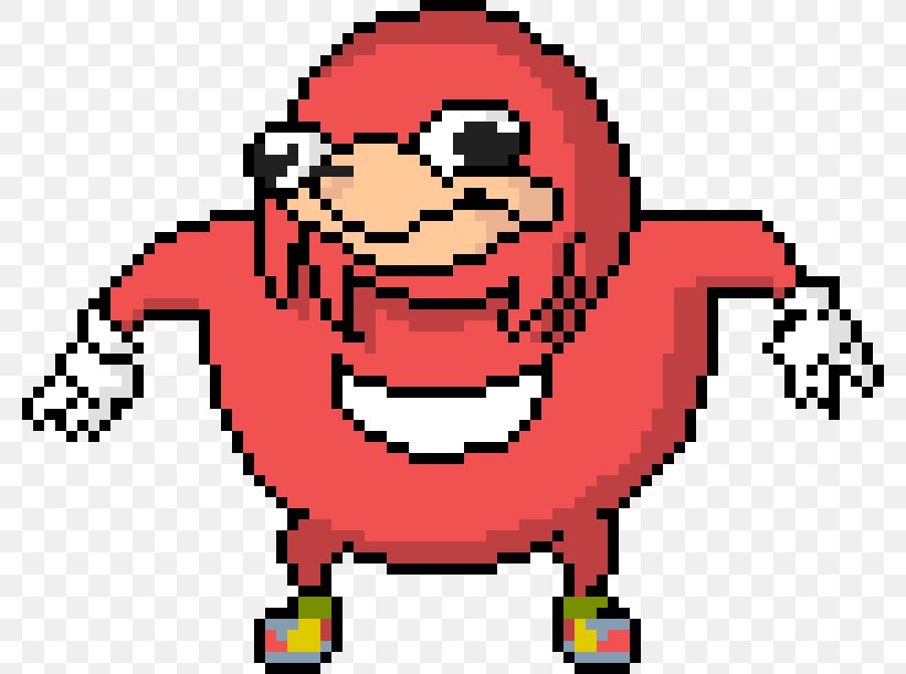Knuckles The Echidna Minecraft Ugandan Knuckles Dash VRChat Knuckles' Chaotix, PNG, 780x610px, Watercolor, Cartoon, Flower, Frame, Heart Download Free