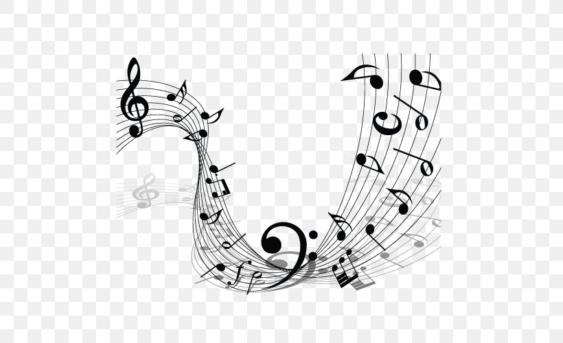 Musical Note, PNG, 500x500px, Watercolor, Cartoon, Flower, Frame, Heart Download Free