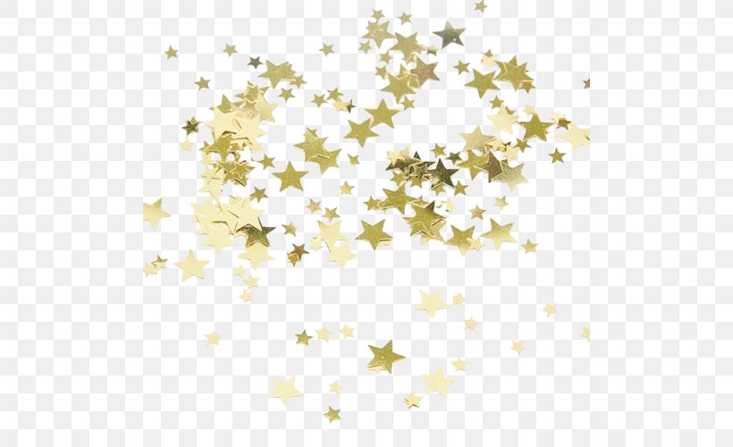 Star Gold Confetti Party Bride, PNG, 500x500px, Star, Baby Shower, Branch, Bridal Shower, Bride Download Free